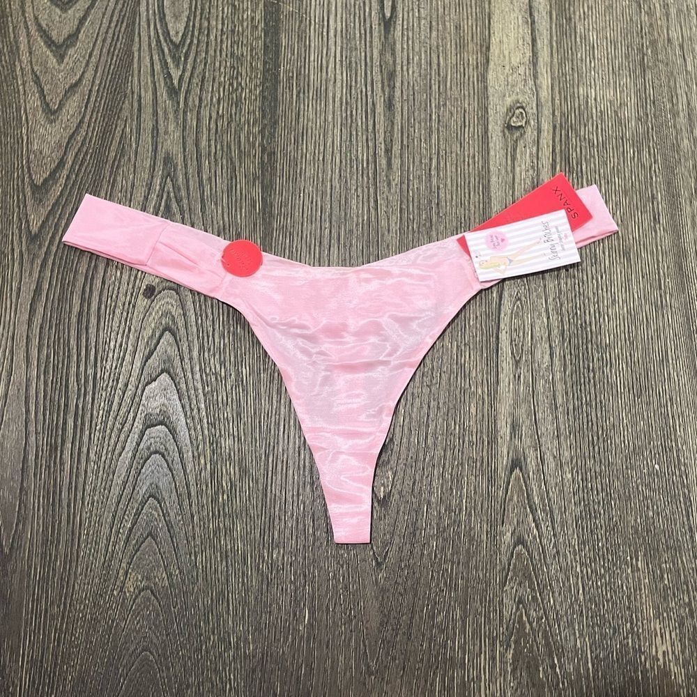 NWT Spanx Skinny Britches Panty Sheer Shaping Power Thong Shapewear Gloss L/XL